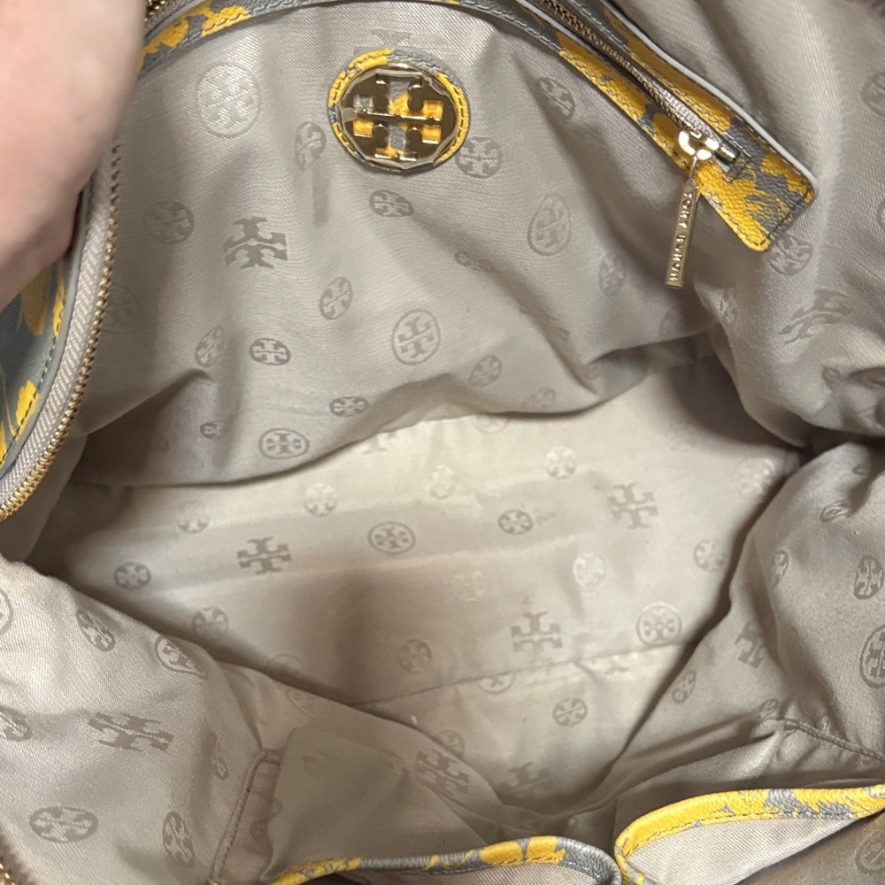 Tory Burch Yellow Dome Floral Satchel - Picture 11 of 16